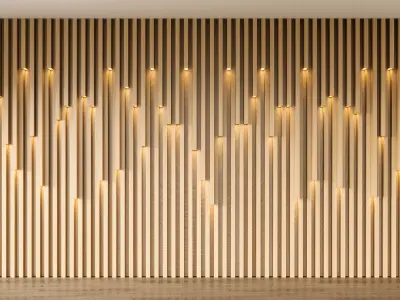 wall decorative light 3D model 3D model