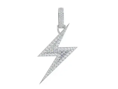 Flash Light Diamond Pendant 4214 3D print model