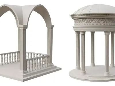 Architectural Exterior Elements Collection 3D model