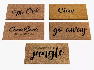 Doormat Rugs 153 3D model