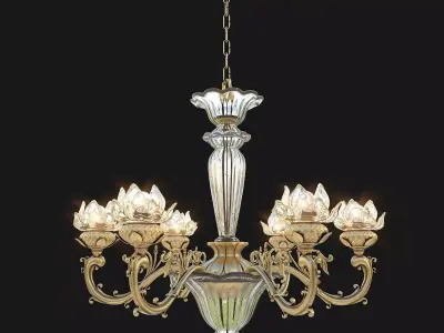 Classic Chandelier 3D model