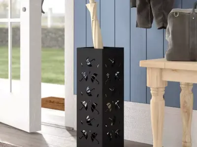 Rogich Steel Freestanding Umbrella Stand 3D model