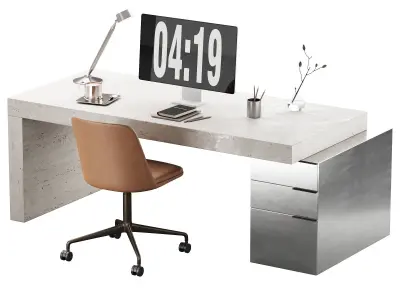 542 office furniture 31 workplace 15 3D model