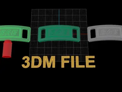 LACE LOCK CLIP BAE SNEAKER TAG 3D print model
