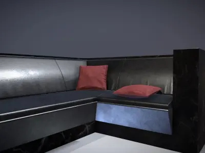 Couch Sci-fi 3D model