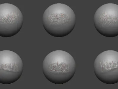 Lips Detail Alpha Pack 3D model