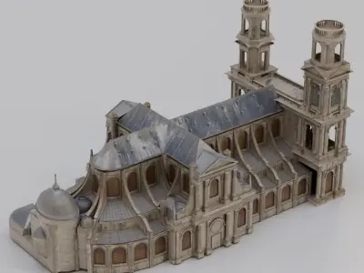Saint-Sulpice 3D model