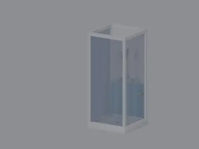 Shower 3D model