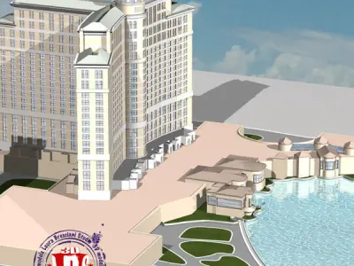 Bellagio Hotel Las Vegas 3D model