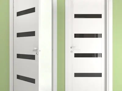 Italian Door San Remo K011 3D model