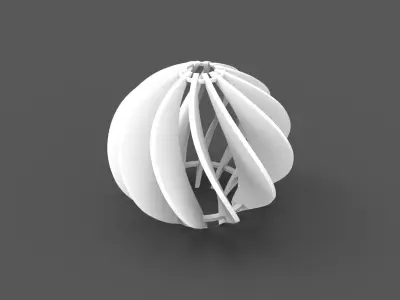 Suspension Light Lamp 3D print model