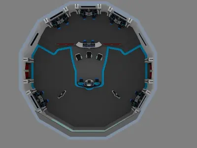 USS Stargazer Bridge Kelvin Timeline 3D model