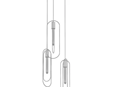 Pendelleuchte 3 3D model