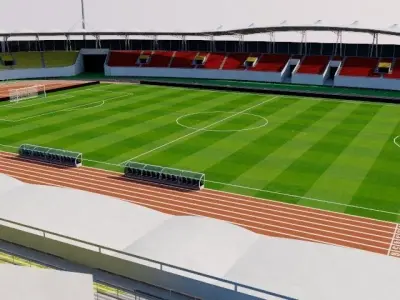 Seongnam Stadium - South Korea 3D model