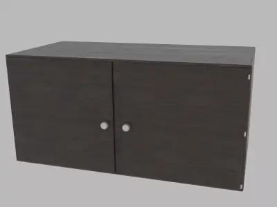 Cabinet with two doors Free 3D model purchase