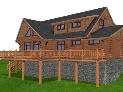 Creative Design-Holiday Cabin-090 3D model