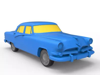 Dodge Coronet 1955 Classic Car 3D print model