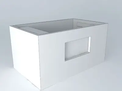 Double bedroom interior Free 3D model