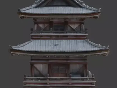 Stylized Jade Pogda 3D Character V03 Low-poly 3D model