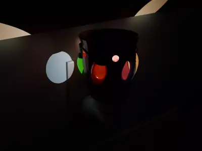 Christmas Lights Mini Plugin Wax Warmer Low-poly 3D model