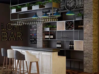Loft Bar Collection 3D model