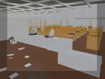 ABANDONED VINTAGE MCDONALDS MODEL 3D model