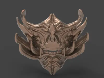 Shogun assassin wolf mask 3D model