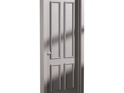 Modern entrance door 88 3D model