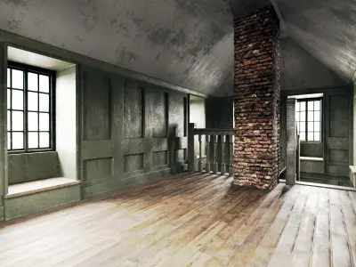 ancient residential house 3D model