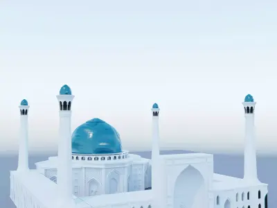 mosque 3d model 3D model