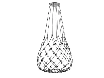 Mesh light hanging from net 3D model