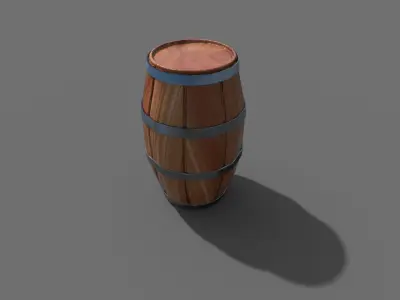 Collection of Items Low-poly 3D model