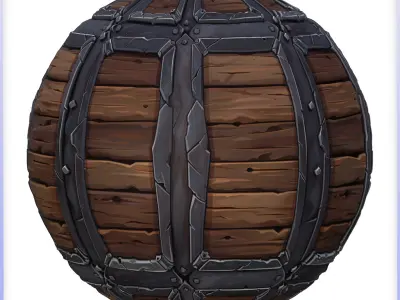 Stylized Wood Seamless Texture Texture 17