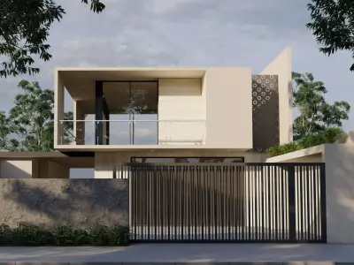 Realistic Exterior Lumion Rendering and SketchUp 3D model