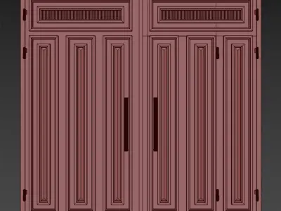 Gate black loft 02 3D model