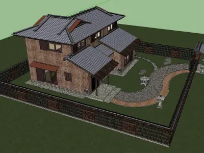 Creative Design-Holiday Cabin-0125 3D model