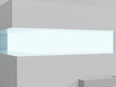 Night Table Low-poly Low-poly 3D model