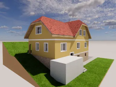Countryside house 3D model