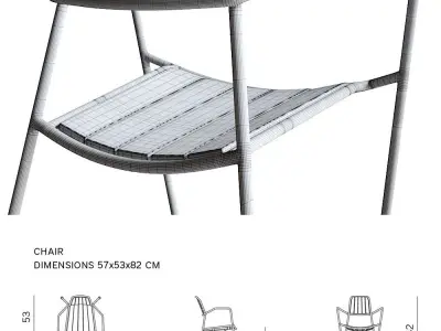 Prostoria Osmo chair 3D model