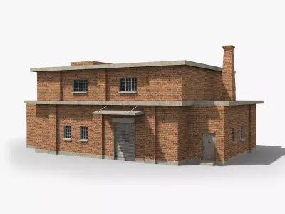 Factory xx17 Low-poly 3D model