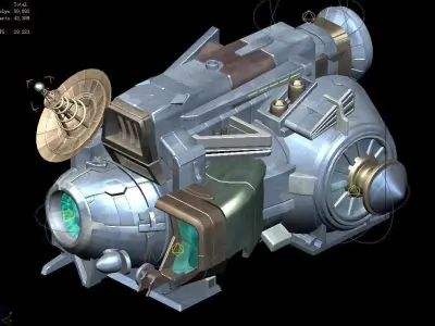 Missile Launcher - Roadblock 09 3D model
