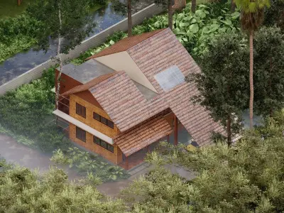 Holiday Retreat 3D model