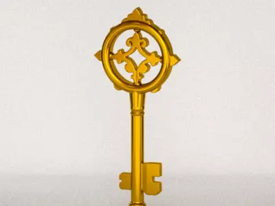 A key 3D print model