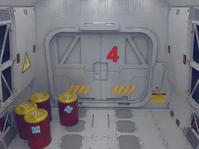 sci-fi set3 v2 3D model