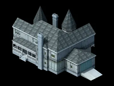 Heterogeneous - Building - Building B Building 08 3D model