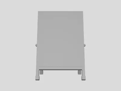 Basic A-Frame Stand - Geometry Only No Textures No Materials 3D model