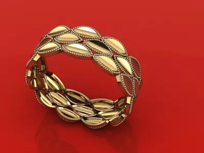 LADIES RING 3D print model 3