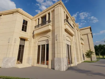 Building office-Modern office 3D model