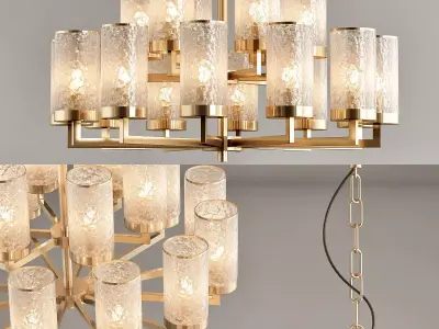 Kelly Wearstler LIAISON TWO TIER Chandelier 18 3D model