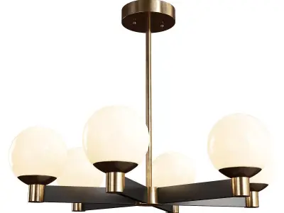 TILBURY CHANDELIER Low-poly 3D model